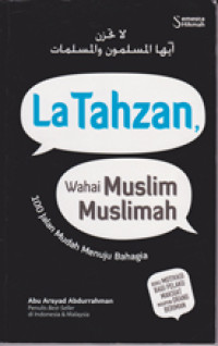 Image of la Tahzan, Wahai Muslim Muslimah