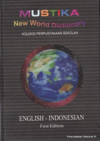 Image of Mustika new world dictionary : English - Indonesia 4